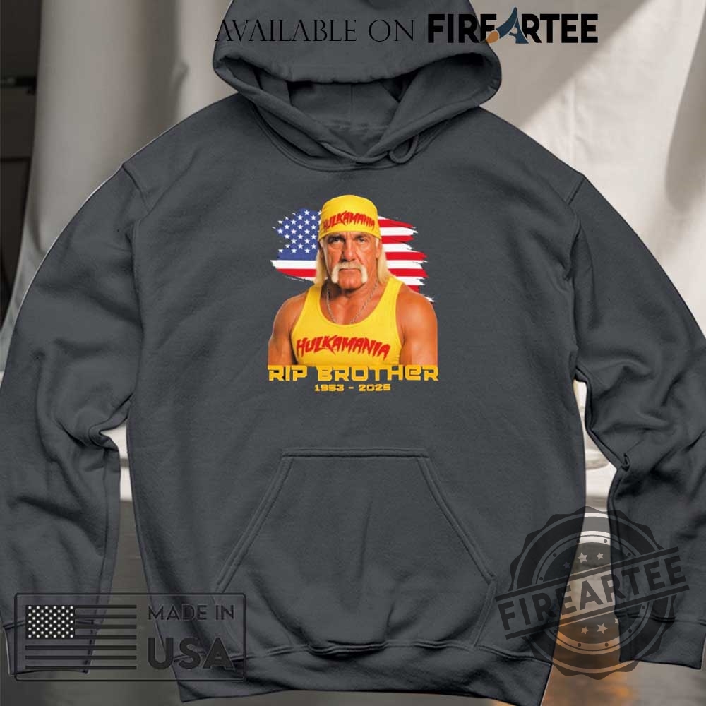 Wrestling Legend RIP Hulk Hogan Rip Brother 1953-2025 T-shirt 9 Wrestling Legend RIP Hulk Hogan Rip Brother 1953-2025 T-shirt