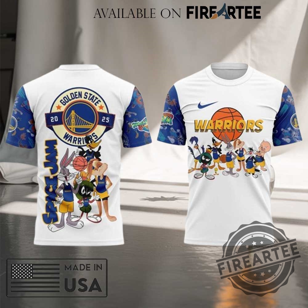 Golden State Warriors X Space Jam 2025 Tshirt