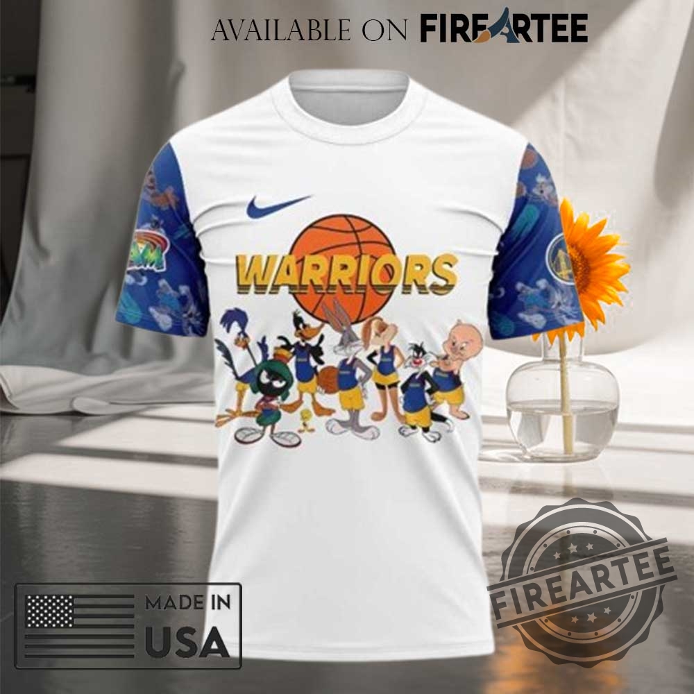 Golden State Warriors x Space Jam 2025 T-shirt 4 Golden State Warriors x Space Jam 2025 T-shirt