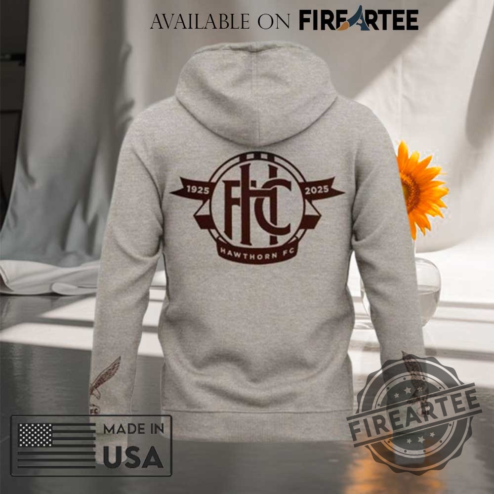Hawthorn Football Club 100 Years Hoodie 4 Hawthorn Football Club 100 Years Hoodie