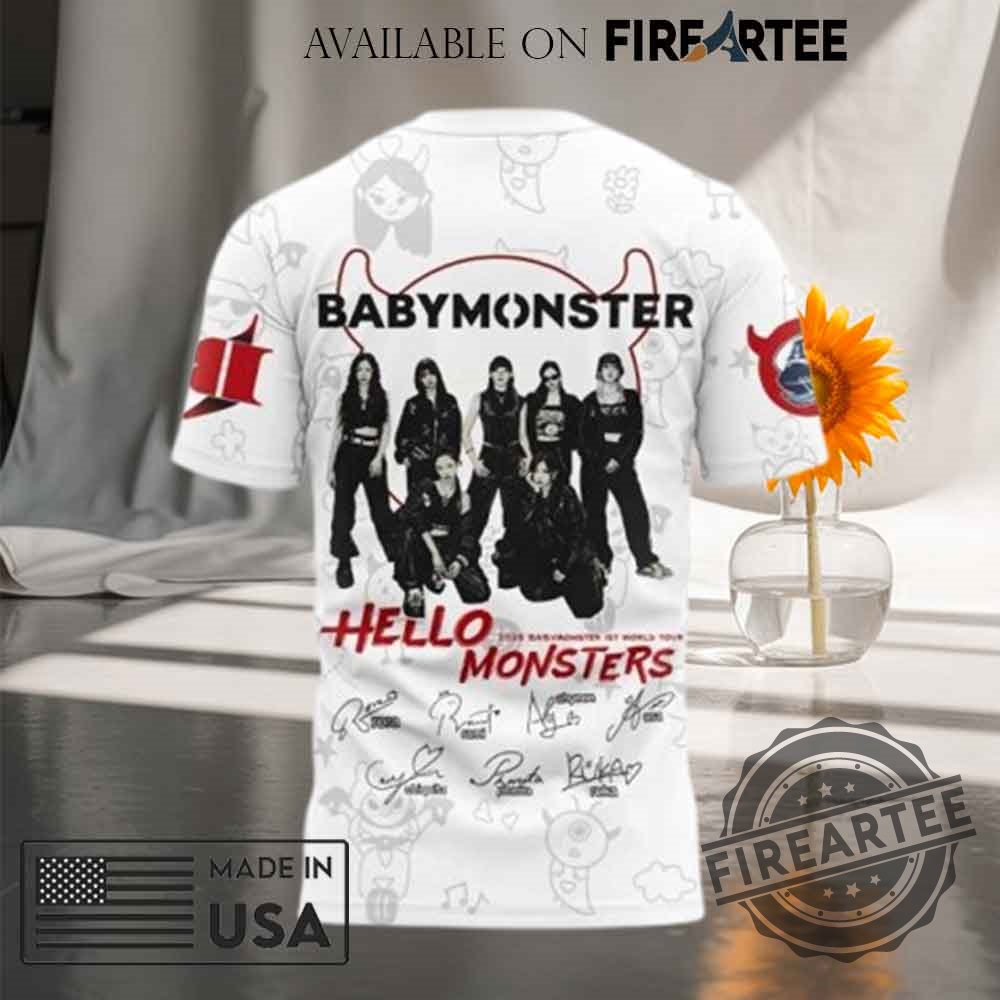 Babymonster 1st World Tour 2025 x Toronto Argonauts Signature T-shirt 7 Babymonster 1st World Tour 2025 x Toronto Argonauts Signature T-shirt