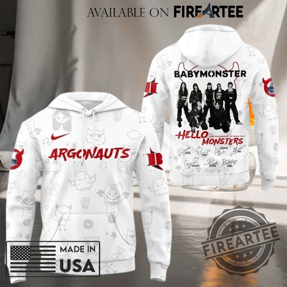 Babymonster 1st World Tour 2025 x Toronto Argonauts Signature T-shirt 9 Babymonster 1st World Tour 2025 x Toronto Argonauts Signature T-shirt