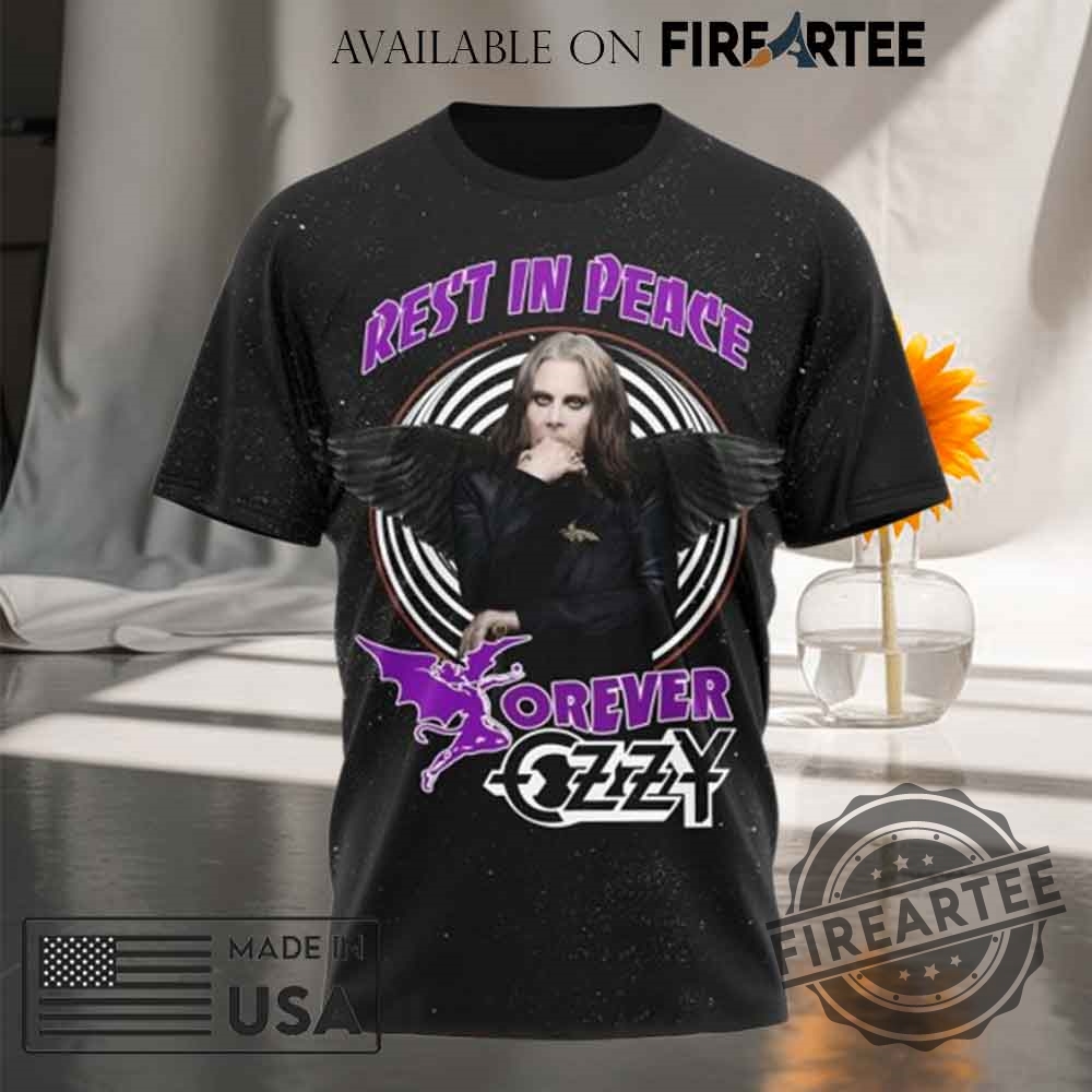 Ozzy Osbourne Rest In Peace Forever Memories T-shirt 4 Ozzy Osbourne Rest In Peace Forever Memories T-shirt