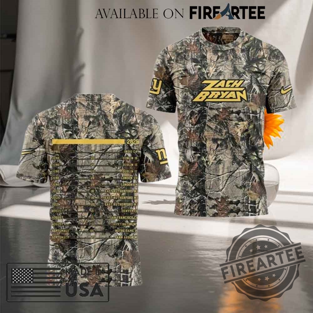New York Giants x Zach Bryan Tour Camo T-shirt Hoodie 7 New York Giants x Zach Bryan Tour Camo T-shirt Hoodie