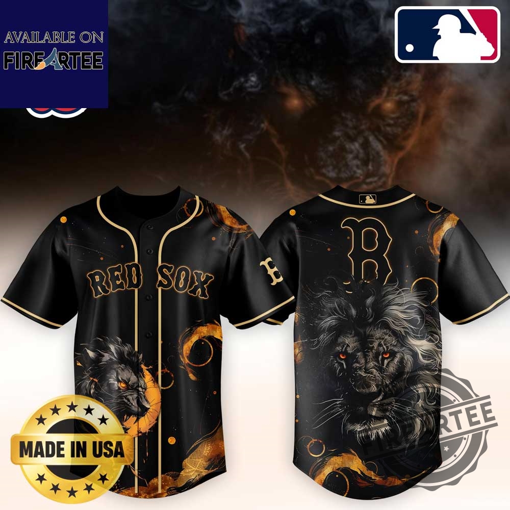 Boston Red Sox Mlb X Lion Baseball Jersey