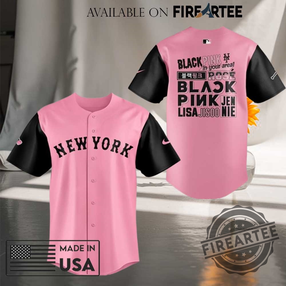 New York Mets X Blackpink World Tour 2025 Baseball Jersey