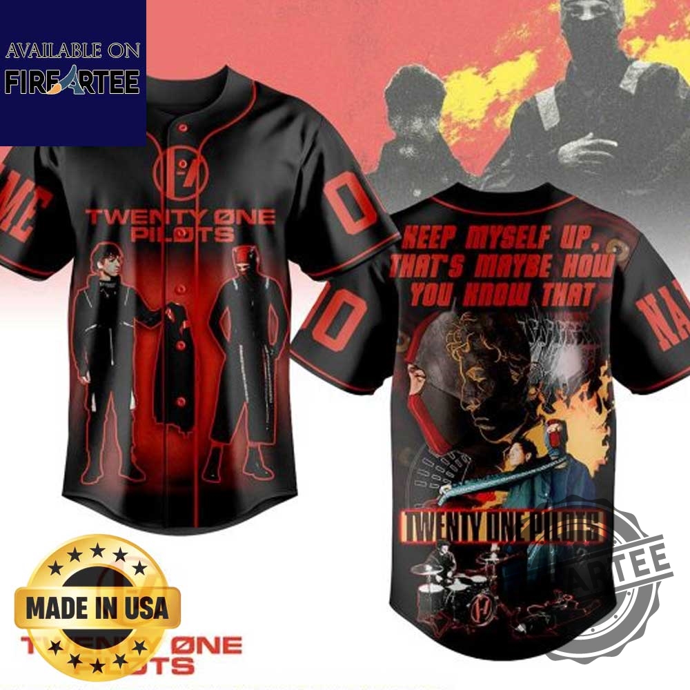 Twenty One Pilots Tour 2025 Baseball Jersey