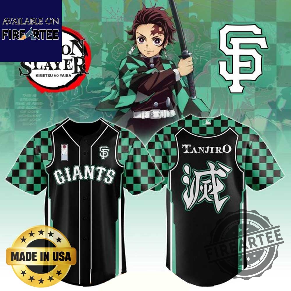 San Francisco Giants X Demon Slayer Tanjiro Haori 2025 Jersey