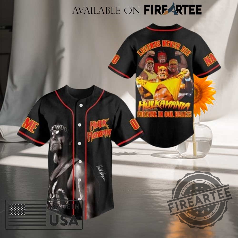Hulk Hogan Legends Never Die 2025 Jersey