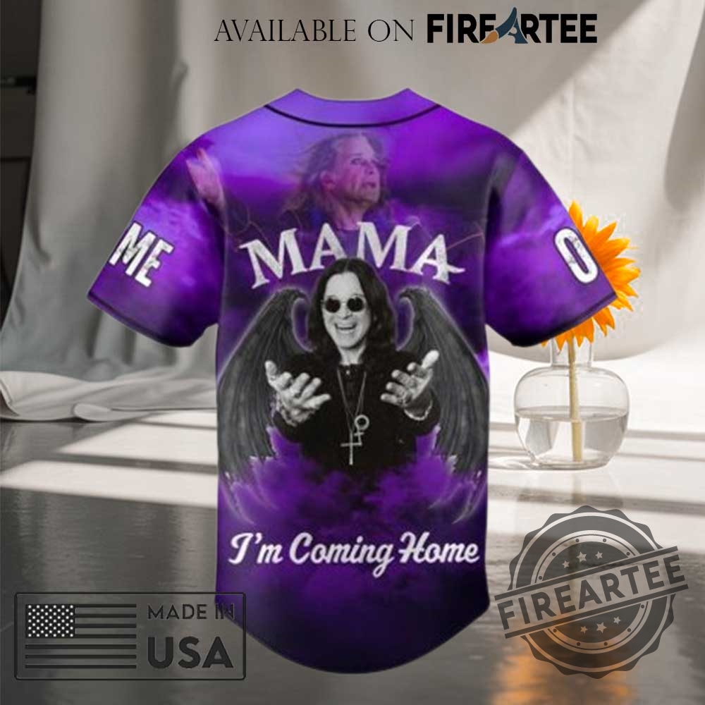 Ozzy Osbourne Mama Im Coming Home Baseball Jersey 5 Ozzy Osbourne Mama I’m Coming Home Baseball Jersey