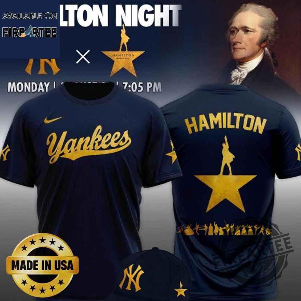 New York Yankees Hamilton 2025 Tshirt