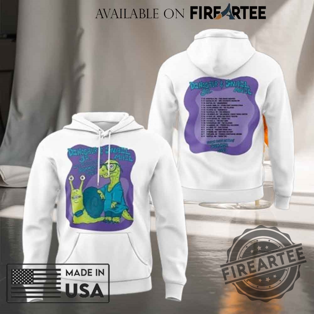 Snail Mail And Dinosaur Jr. With Easy Action Summer Tour 2025 Hoodie
