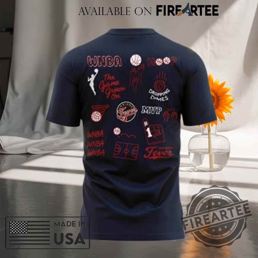 WNBA Indiana Fever Caitlin Clark New T-shirt 5 WNBA Indiana Fever Caitlin Clark New T-shirt
