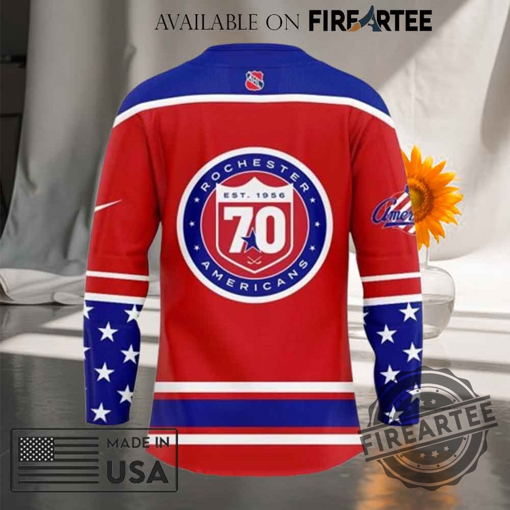Rochester Americans 70Th Season Of Amerks Hockey Jersey 5 Rochester Americans 70th Season Of Amerks Hockey Jersey