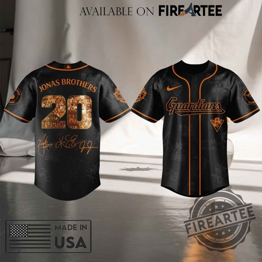 Cleveland Guardians Mlb X Jonas Brothers Tour Personalized Baseball Jersey 7 Cleveland Guardians MLB x Jonas Brothers Tour Personalized Baseball Jersey