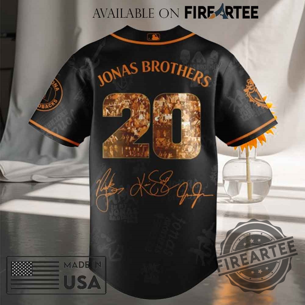Arizona Diamondbacks Mlb X Jonas Brothers Tour Personalized Baseball Jersey 6 Arizona Diamondbacks MLB x Jonas Brothers Tour Personalized Baseball Jersey