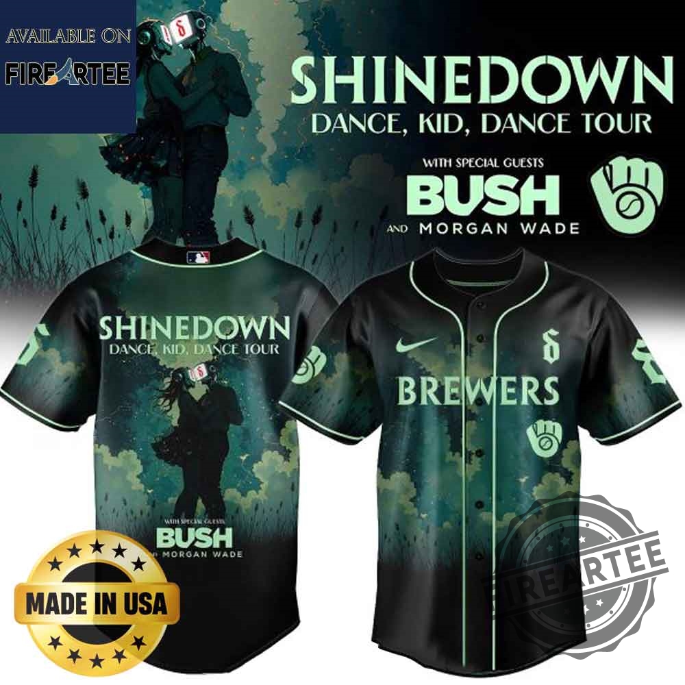 Milwaukee Brewers X Shine Down Dance Tour Jersey