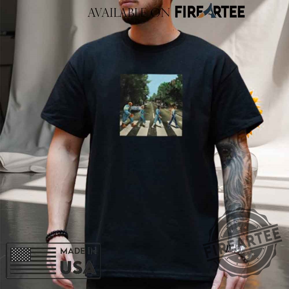 MCU Fantastic Four Abbey Road Artwork Classic T-Shirt 3 MCU Fantastic Four Abbey Road Artwork Classic T-Shirt
