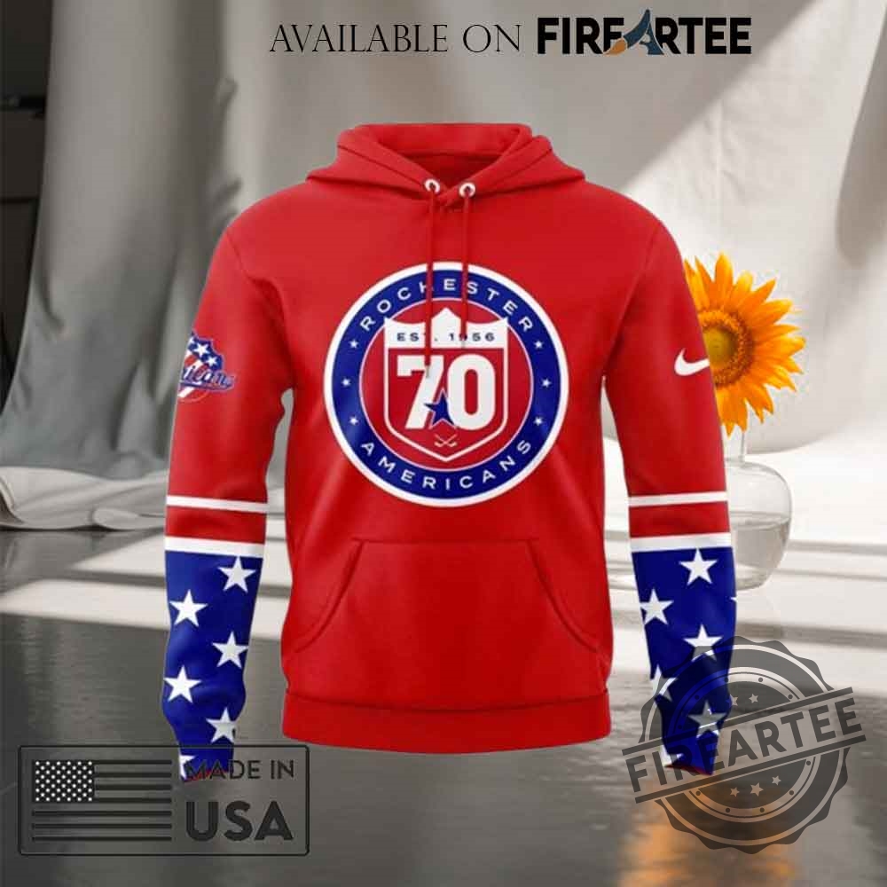 Rochester Americans 50Th Anniversary Hoodie 5 Rochester Americans 50th Anniversary Hoodie