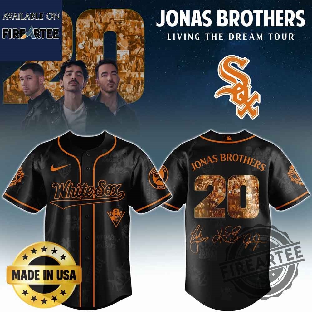 Chicago White Sox Mlb X Jonas Brothers Tour Baseball Jersey