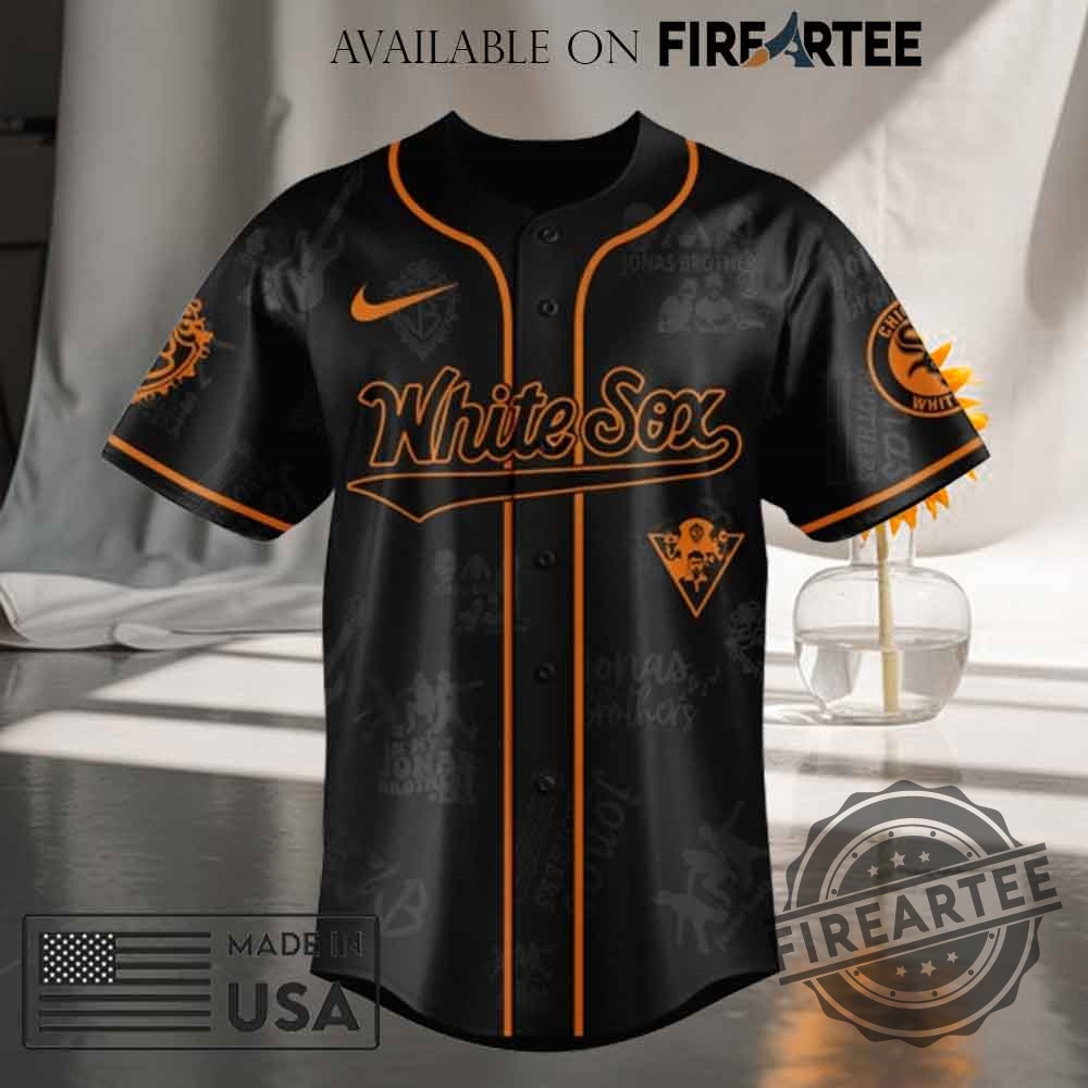 Chicago White Sox Mlb X Jonas Brothers Tour Baseball Jersey 4 Chicago White Sox MLB x Jonas Brothers Tour Baseball Jersey