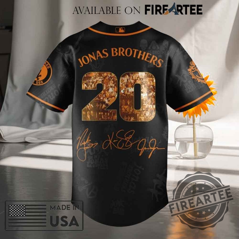 Chicago White Sox Mlb X Jonas Brothers Tour Baseball Jersey 5 Chicago White Sox MLB x Jonas Brothers Tour Baseball Jersey