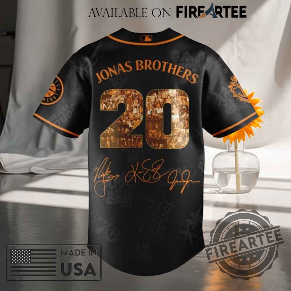 Seattle Mariners Mlb X Jonas Brothers Tour Baseball Jersey 5 Seattle Mariners MLB x Jonas Brothers Tour Baseball Jersey