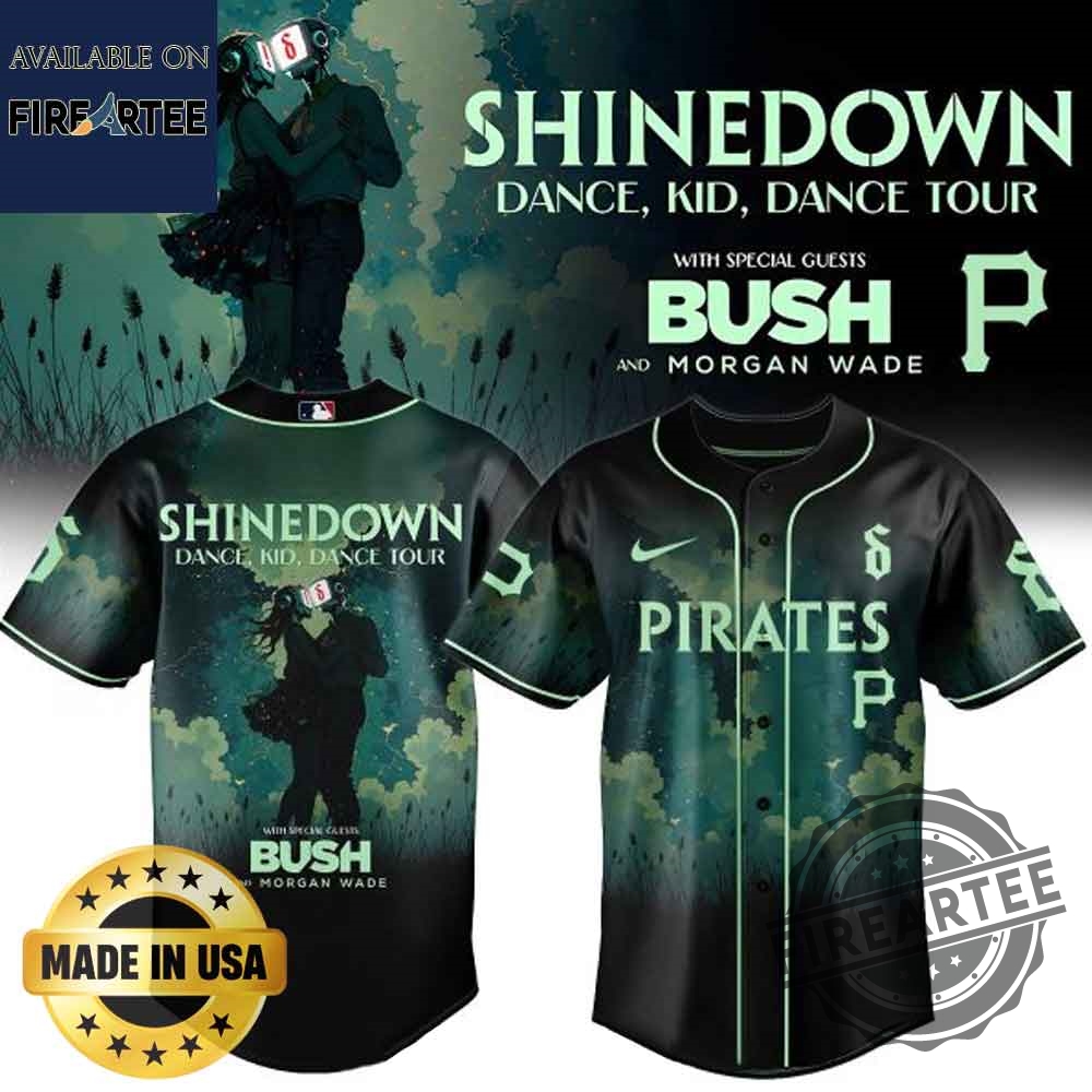 Pittsburgh Pirates X Shine Down Dance Tour Jersey
