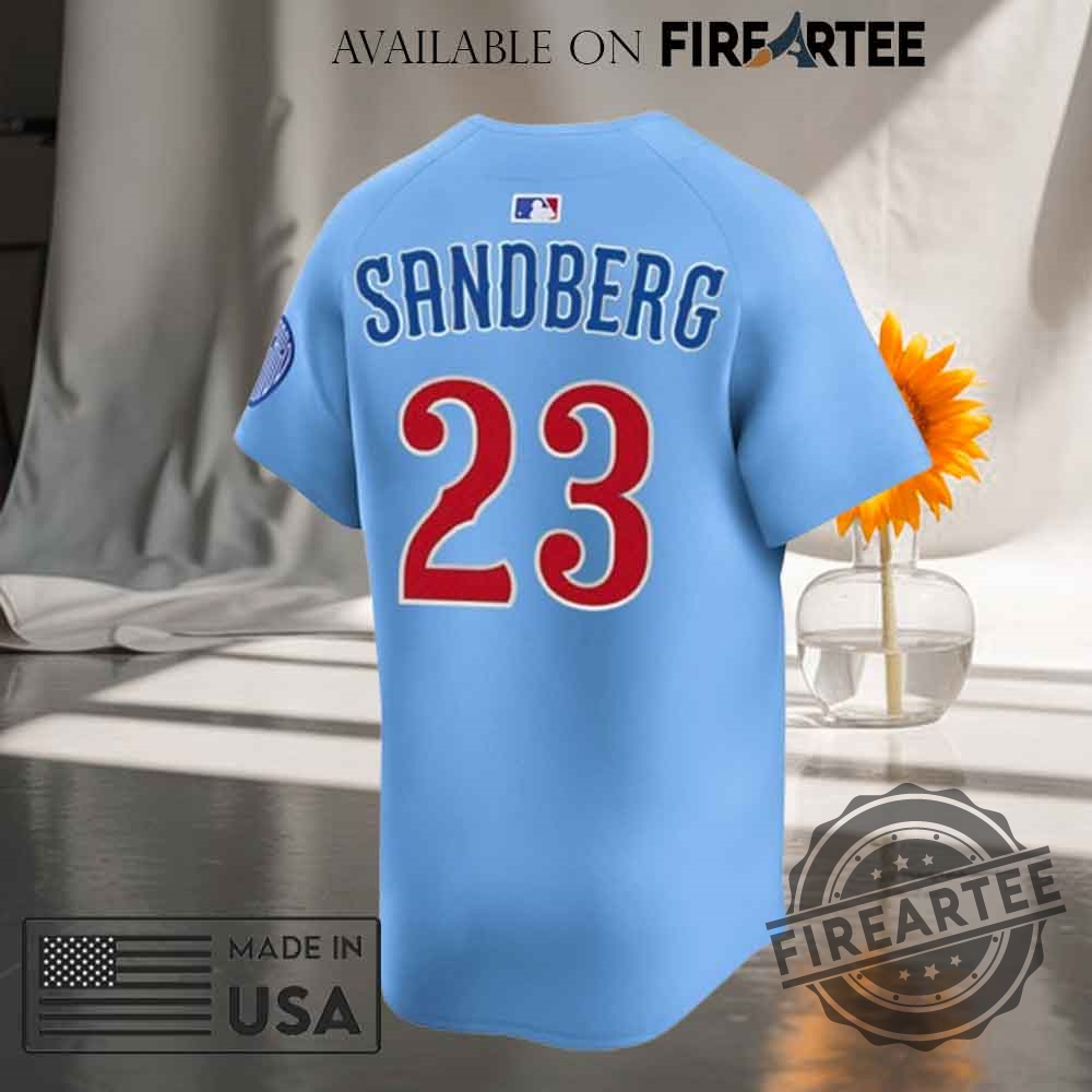 Ryne Sandberg Chicago Cubs Blues Nike Jersey 4 Ryne Sandberg Chicago Cubs Blues Nike Jersey