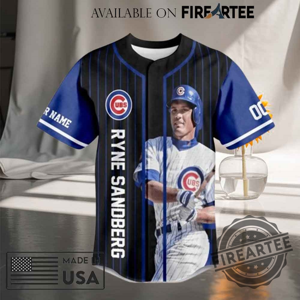 Ryne Sandberg Hall Of Famer Chicago Cubs Legends 1959 2025 Thank You For The Memories Baseball Jersey 4 Ryne Sandberg Hall Of Famer Chicago Cubs Legends 1959 - 2025 Thank You For The Memories Baseball Jersey