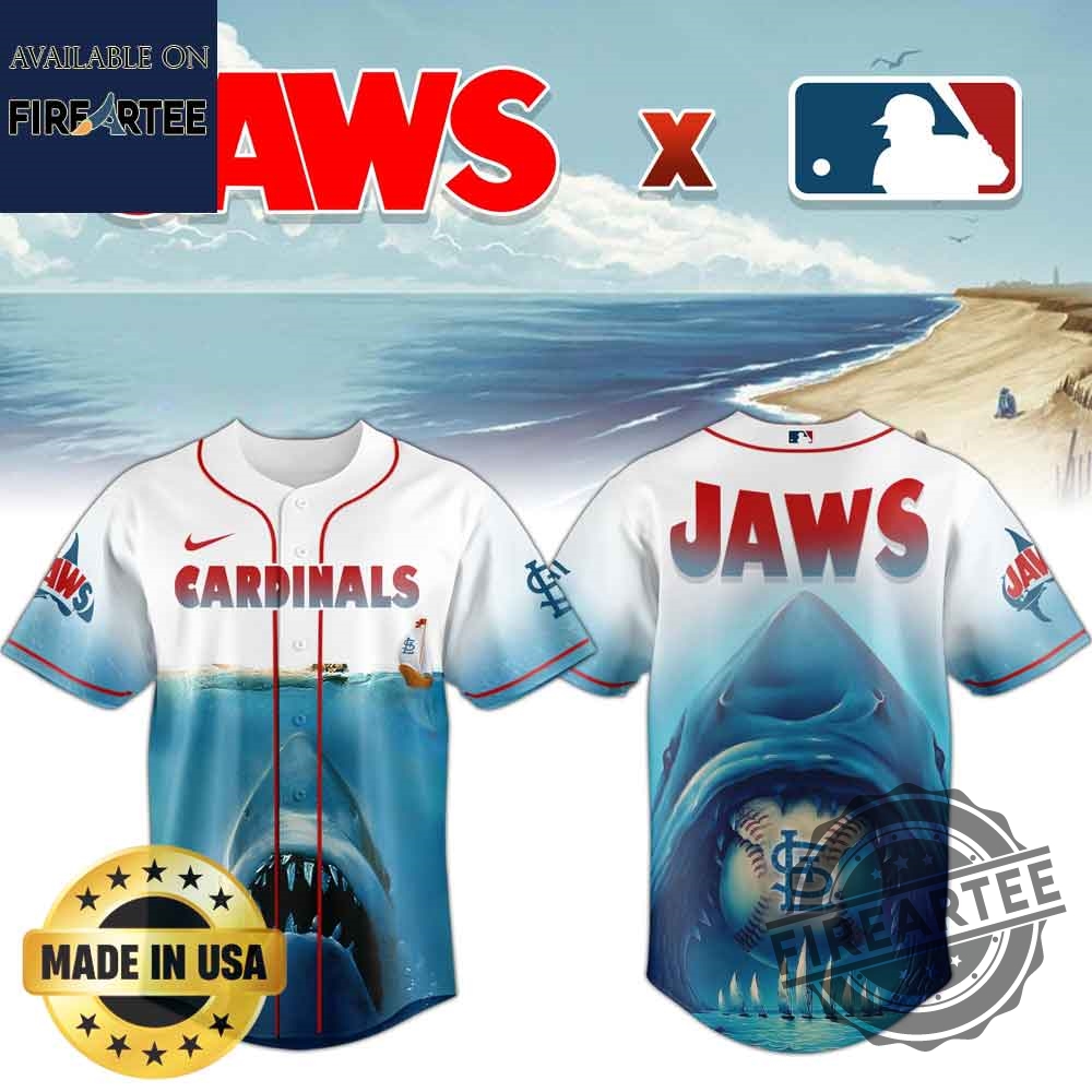 St. Louis Cardinals Mlb X Jaws Baseball Jersey
