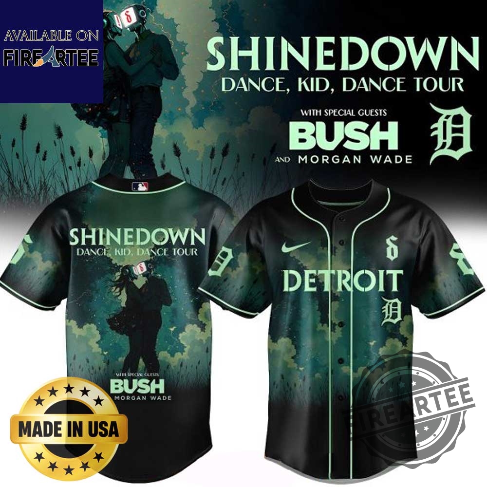 Detroit Tigers X Shine Down Dance Tour Jersey