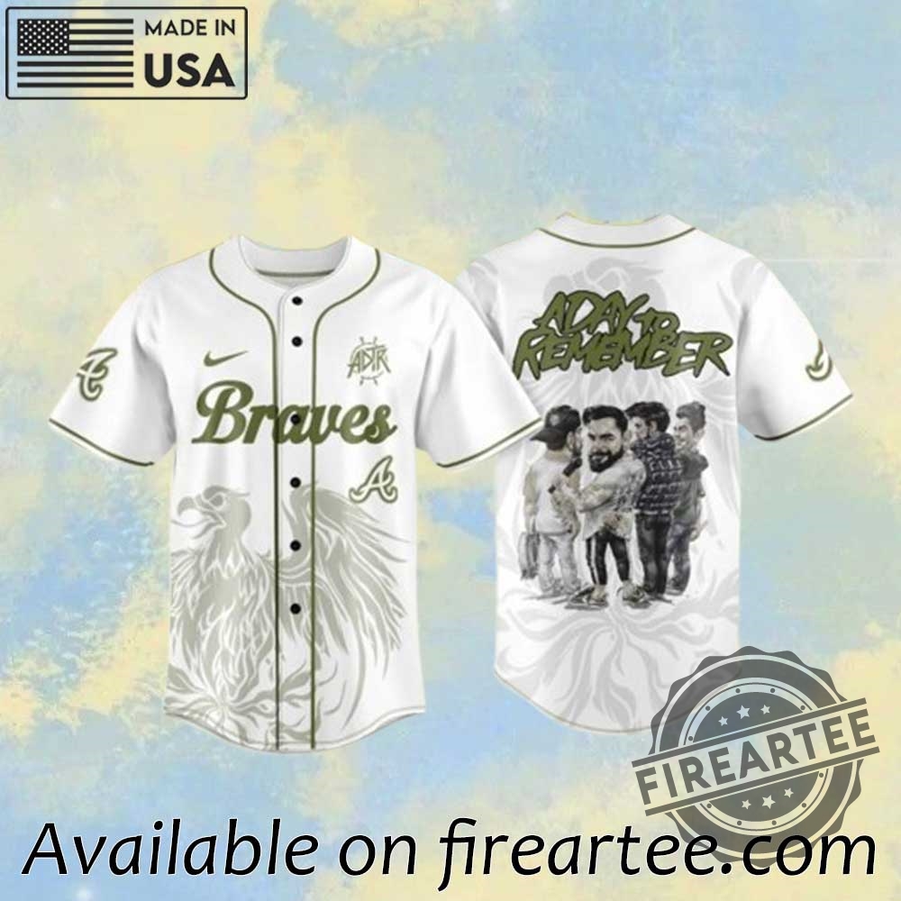 Atlanta Braves A Day To Remember Maximum Fun Fall 2025 Tour Jersey