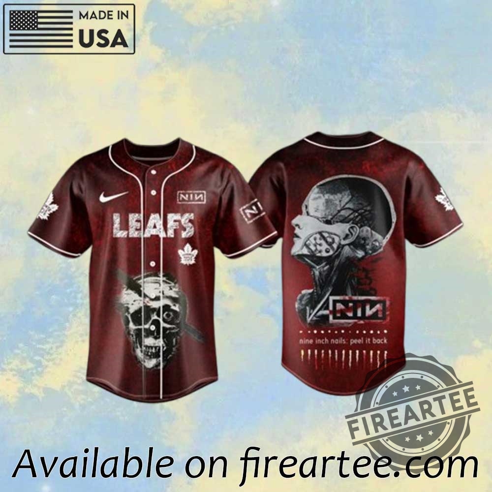 "Top 2025 MLB Jerseys: Astros, Dodgers, Mets, Brewers, and El Paso" 13 Toronto Maple Leafs Nine Inch Nails Peel It Back Tour Jersey