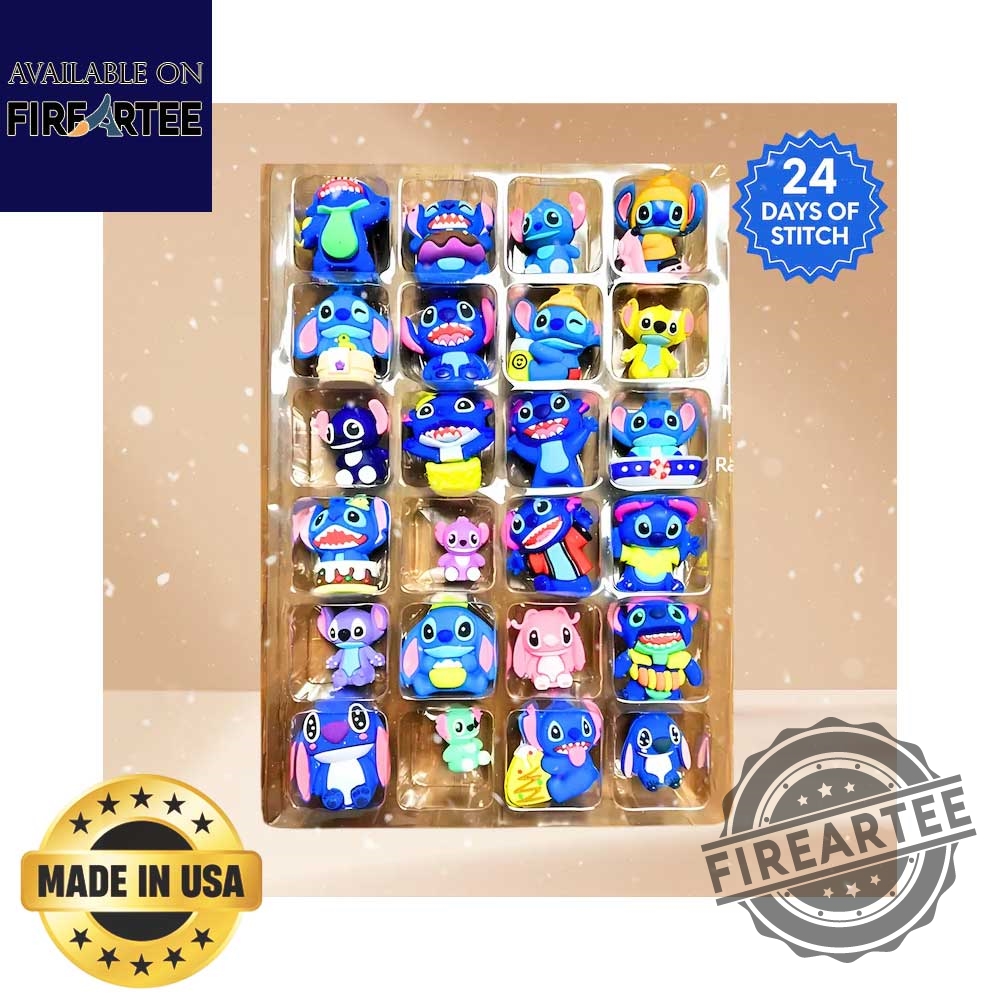 Stitch Christmas Countdown 2025 Disney 24Piece Blind Box Advent Calendar