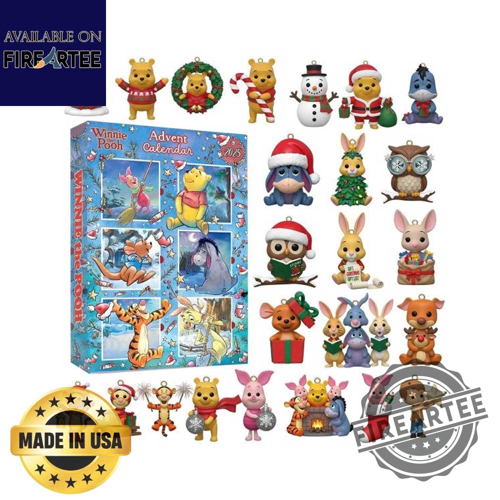 Winnie The Pooh 2025 Advent Calendar Disney Christmas Collection 6 Winnie The Pooh 2025 Advent Calendar Disney Christmas Collection