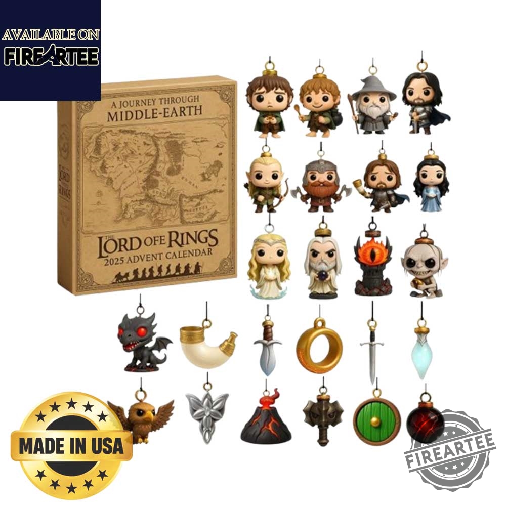 "Top 2025 Advent Calendars: NFL, Lady Gaga, BTS, and More!" 7 The Lord Of The Rings 2025 Advent Calendar