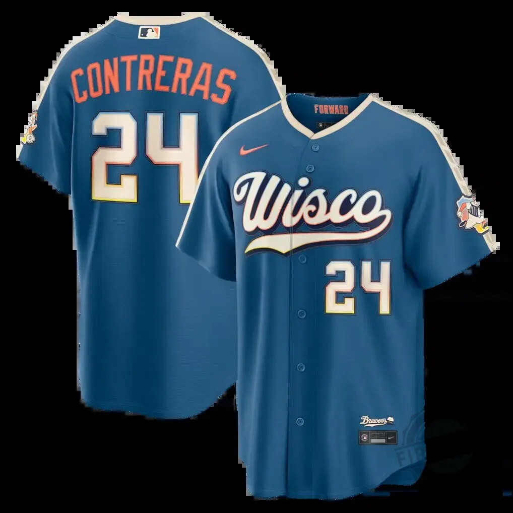William Contreras Milwaukee Brewers City Connect Baseball Jersey