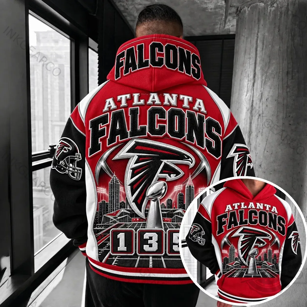 Atlanta Falcons Super Bowl 2017 Championship Football Team Hoodie