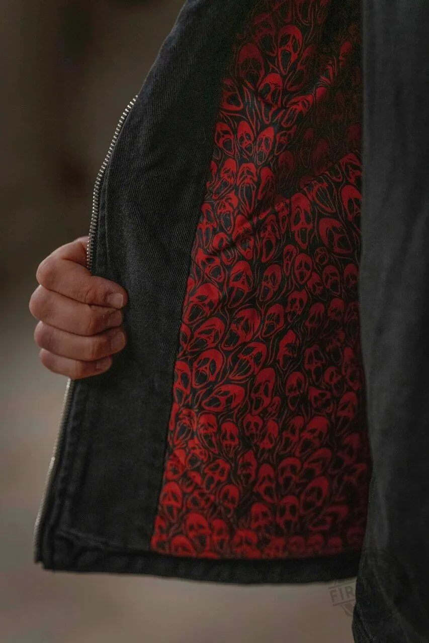Berserk Brand of Sacrifice Embroidered Black Denim Workwear Jacket 14 Berserk Brand of Sacrifice Embroidered Black Denim Workwear Jacket