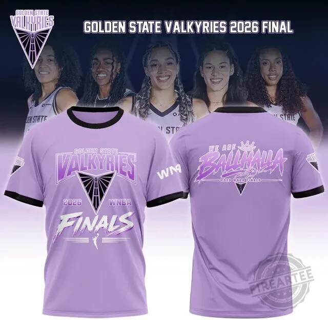 Commemorative T-Shirt for 2026 WNBA Finals - Golden State Valkyries